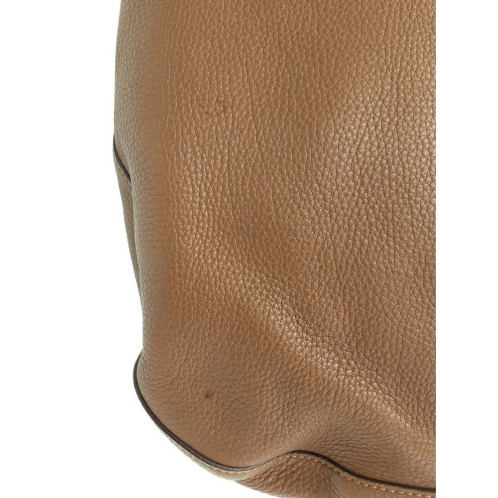 Gucci Interlocking Brown G bag calfskin tote shoulder pebbled - Picture 4 of 9
